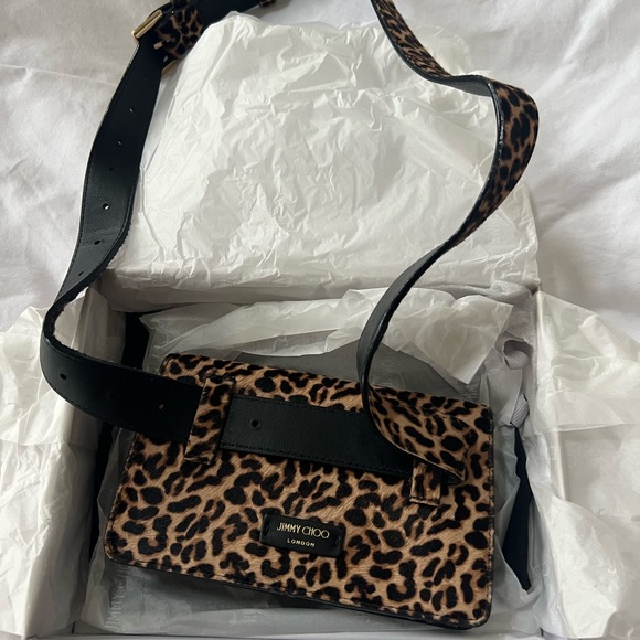 NWT Jimmy Choo pony hair belt bag - Picture 4 of 10